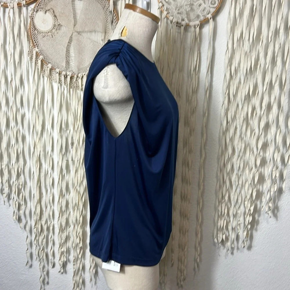 Ramy Brook Blue Erica Top Size Small - Picture 4 of 10